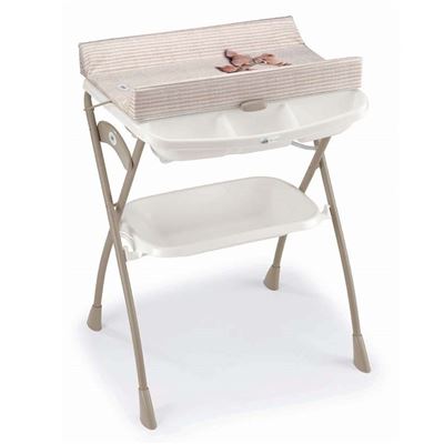 Bañera Plegable Con Cambiador Volare De Cam - Fabricada En Italia Cagnolini