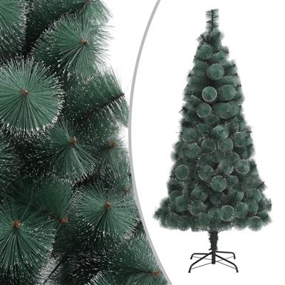 Árbol de Navidad artificial vidaXL con soporte verde PET 180 cm