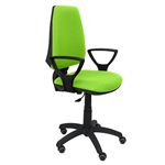 Silla de oficina ergonómica Piqueras y Crespo Modelo 14CP Brazos incluidos tejido pistacho