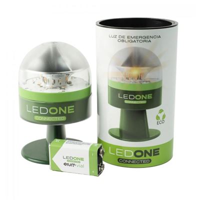Luz De Emergencia V16 - Ledone Eco Connected - Verde