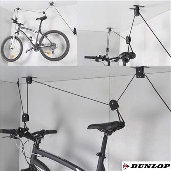 Soporte Elevador de Techo para Bicicletas, Ganchos de Fijación