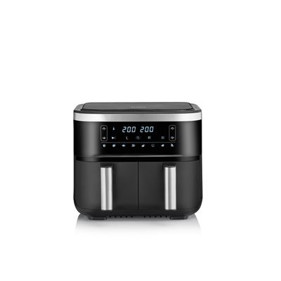 Freidora De Aire Doble Severin Fr 2453 2x3,8l 2850w Negro