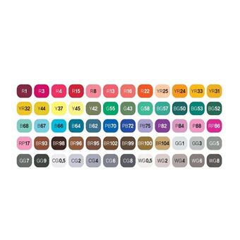 ShinHan TOUCH TWIN 60 BRUSH MARKER SET [B]