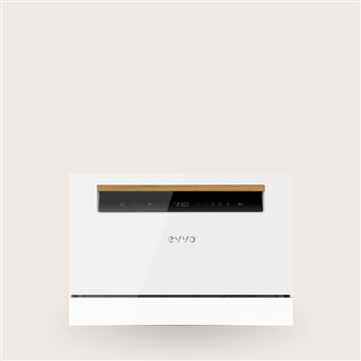 Lavavajillas EVVO Mini D, 6 Cubiertos, 8 Programas, Blanco, Ancho 550 mm