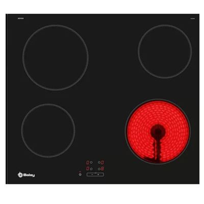 Placa Vitrocerámica Balay 3eb761en 4f Negro