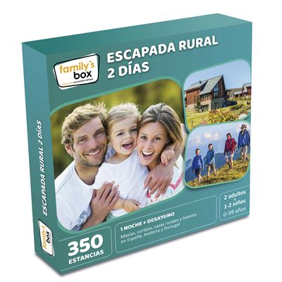 Familys Box Caja regalo escapa rural 2 de 350 masías cortijos casas y hoteles en