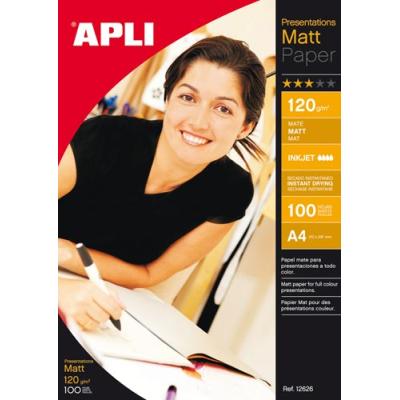 Papel Mapli Apli Matt Paper din a4 120gr 100 Hojas