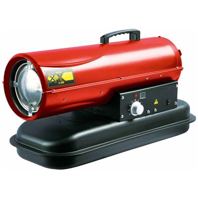 Calefactor Perel, Modelo Diesel 20 Kw Rojo Ft120c