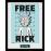 Fotografía enmarcada Rick y Morty Libertad para Rick 30x40 cm_0