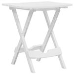 Mesa de jardín plegable vidaXL blanco 45,5x38,5x50cm