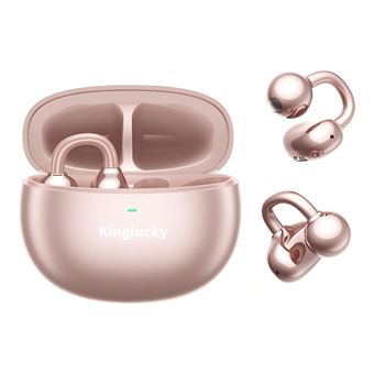 Auriculares in Ear Bluetooth Kinglucky Clip-on Rosa - 1
