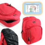 Mochila Para Niños Para Lexibook Tablet Junior ( MFC270DE ) | Junior 2 ( MCF280 ) + Funda Impermeable - Alta Calidad Por DURAGADGET