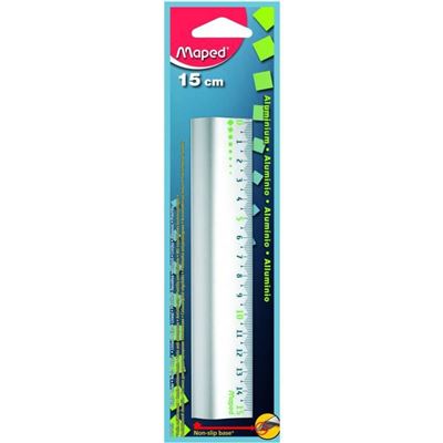 Regla Plana De Aluminio De 15 Cm Maped