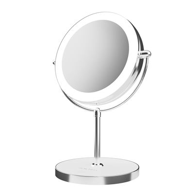 Espejo De Aumento Con Led Beautifly Light Cosmetic Plateado