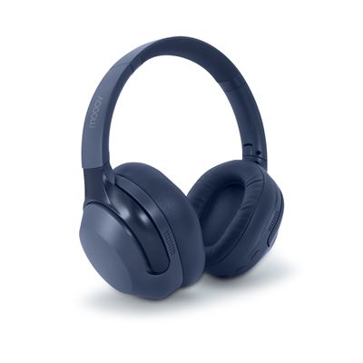 Auriculares Inalámbricos Anc Mooov 618322 Cancelación Activa De Ruido Plástico Reciclado Azul
