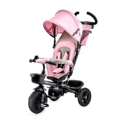 Kinderkraft Triciclo Plegable aveo asiento giratorio hasta 5 años rosa pink carrito de