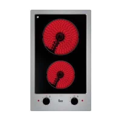 Placa Vitrocerámica Teka Efx 30.1 2h Modular 2 Zonas 30cm 3000w Inox