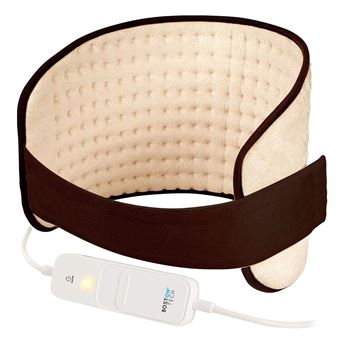 Almohadilla térmica eléctrica Boston Tech WE116. 69x29 cm, calentamiento rápido con temporizador - 1