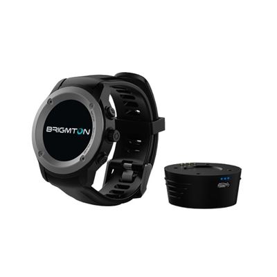 Smartwatch Brigmton Bwatch-100GPS-N Negro Bluetooth