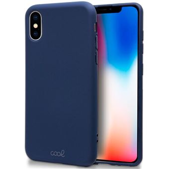 Funda en Silicona Azul para IPhone X / IPhone XS - 1
