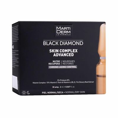 Ampollas Faciales Para Piel Normal Y Seca Martiderm Black Diamond Skin Complex 30?×?2ml