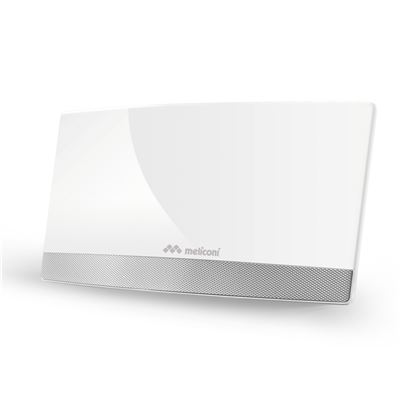 Meliconi Blanco Antena Tv Interior Amplificada Con Filtro Lte 4G/5G Y Máxima Recepción At55 R1usb