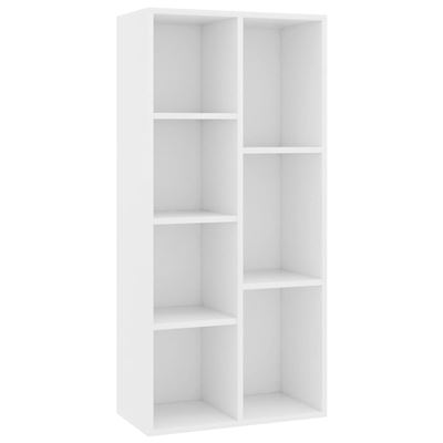 Vidaxl Blanco Estantería De Aglomerado 50X25x106 Cm