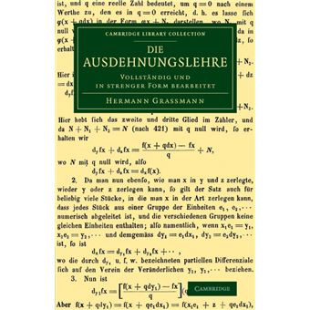 Die Ausdehnungslehre Paperback Hermann Grassmann 5 En - 