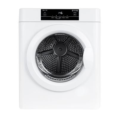 EVVO  S3 Mini secadora Compacta de 3 kg, Blanco, Secado por Evacuación, Sensor de Humedad