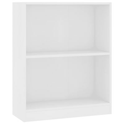 Estantería de aglomerado vidaXL blanco 60x24x74,5 cm