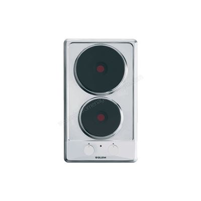 Placa De Gas Glem Gt320ix Hobs 2 Fuegos 30cm 3500w Inox