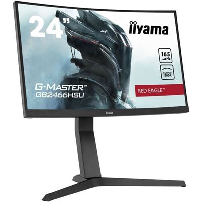 Monitor Gamer curvo IIYAMA G-Master Red Eagle 23.6 FHD Panel VA 1 ms 165Hz 2 x HDMI DisplayPort AMD FreeSync