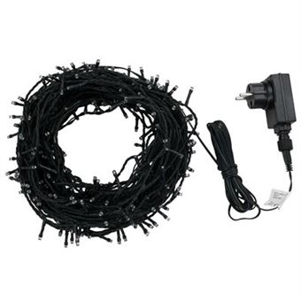 Tira de luces vidaXL, 400 LEDs interior exterior IP44 40m Blanco cálido - 1