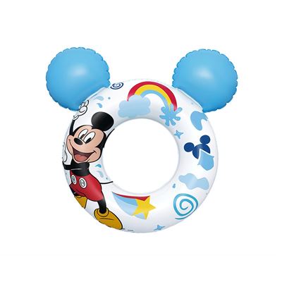 Flotador Hinchable Bestway Blanco Mickey Mouse 74X76 Cm