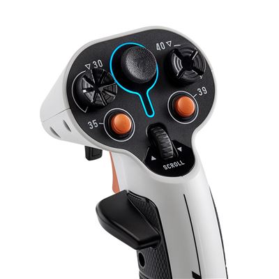Joom Thrustmaster Joystick Espacial - Sol-R 2 Hosas Space Sim Duo - Ambidiestro - 88 Botones - Tecnología H.e.a.r.t. 16 Bits - Imagen 3