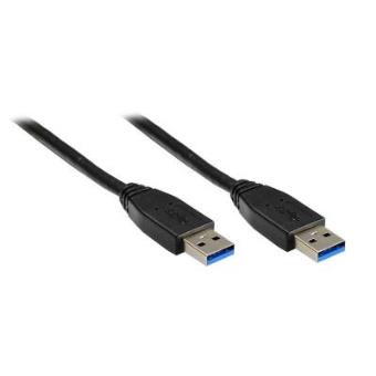 Alcasa USB A - USB A 3m M/M - cables USB - 1