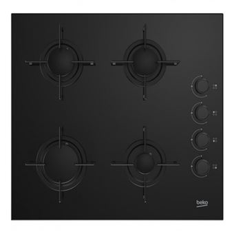 Placa de gas Beko HING 64120 SB 4 Fuegos 65cm 7400W Negro - Fogones - Los  mejores precios | Fnac