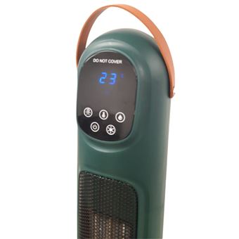 Calefactor Torre efecto llama calor cerámico con mando y bajo consumo -  Calefacción y ventilación - Los mejores precios