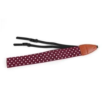 Correa De Cuello Para Canon Powershot SX530 HS - Incluye Gamuza - Diseño De Lunares - DURAGADGET - 1