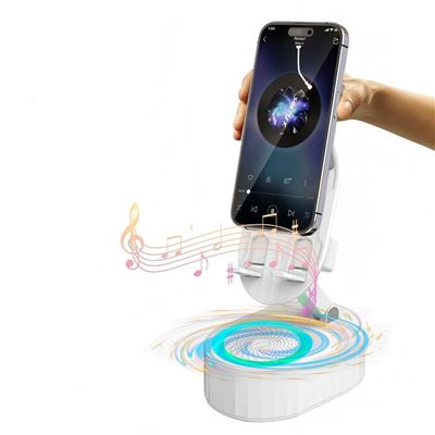 Soporte Para Smartphone Con Altavoz Kinglucky Zj-016 5 W Blanco