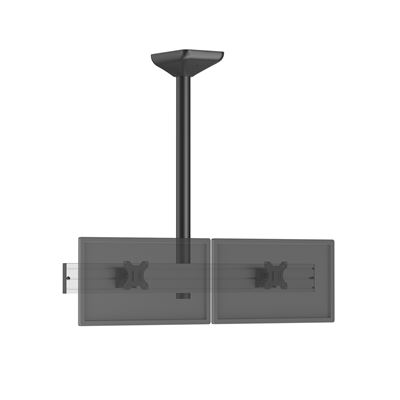 Soporte De Techo Menú Board Kimex 031-4232k1 - Para 2 Pantallas 32"" - Altura 100cm