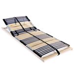 Vidaxl 42 Listones 7 regiones madera fsc 70x200 cm mueble cama somiers de con zonas