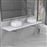 Conjunto vidaXL de muebles de baño de tres piezas cerámica blanco_1