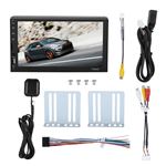 Dual 2 Din Car Stereo Multimedia Bluetooth Antena GPS Player 1 + 16G para Android 7.1