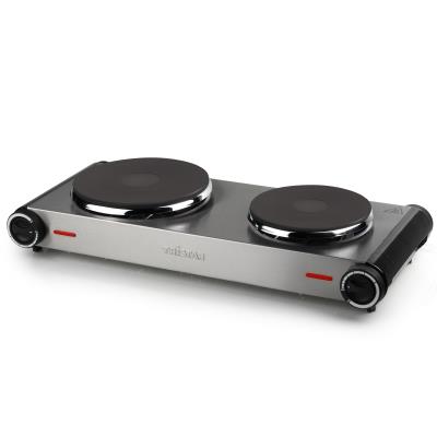 Placa Eléctrica Tristar Kp-6248 Hobs 2 Zonas 2500w Inox