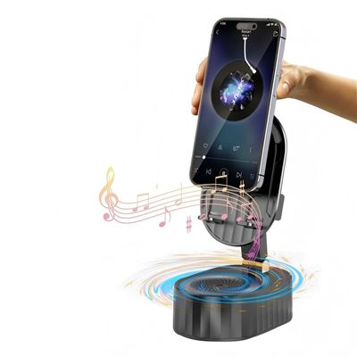 Soporte Para Smartphone Con Altavoz Kinglucky Zj-016 5 W Negro