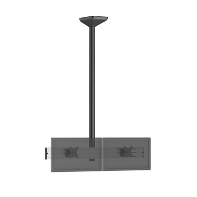 Soporte De Techo Menú Board Kimex 031-4232k2 - Para 2 Pantallas 32"" - Altura 150cm