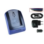 Cargador (USB/Coche/Corriente) NP-FM500H para Sony Alpha ? SLT-A57, A58, A65, A77, A99