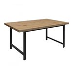 Mesa de comedor Zoko madera o y patas de hierro