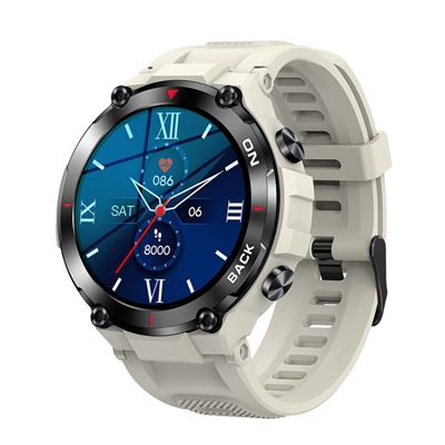 Smartwatch K37 1.32"" Frecuencia Cardíaca Gps Gris